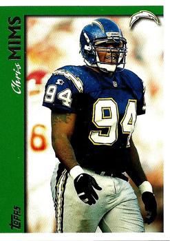 Chris Mims San Diego Chargers 1997 Topps NFL #116